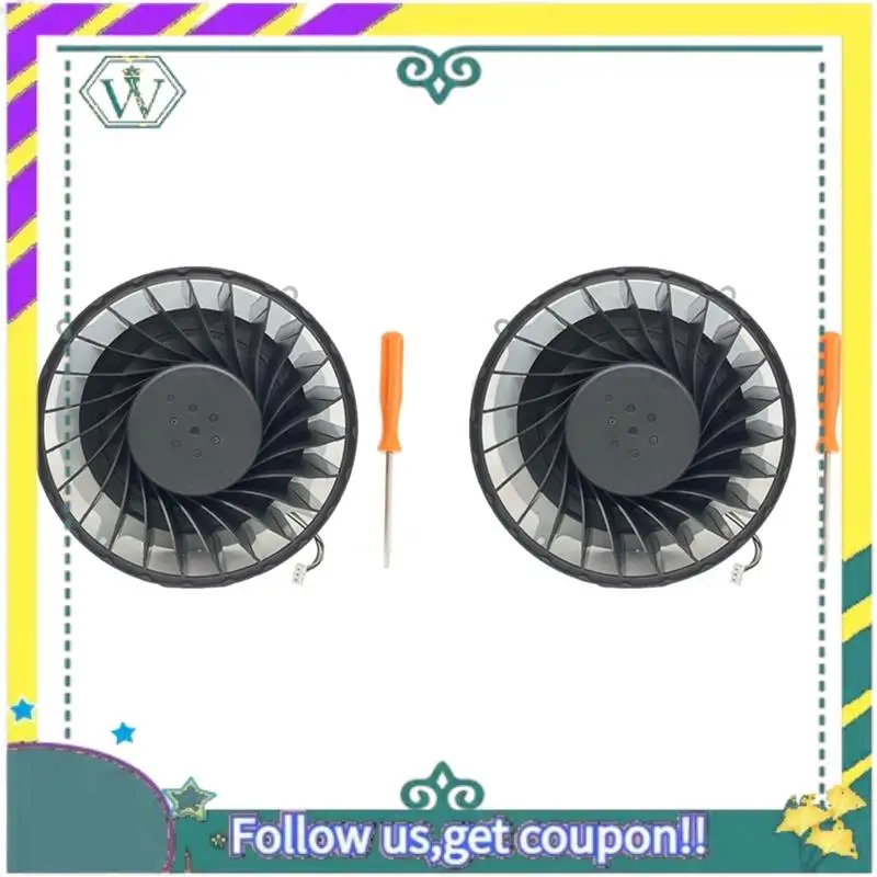 A28Q-2X Вентилятор охлаждения внутреннего излучения для консолей PS5, 23 лопасти, вентилятор-кулер для PS5 Host 12 В 1,4 А с инструментами
A28Q-2X Вентилятор охлаждения внутреннего излучения для консолей PS5, 23 лопасти, вентилятор-кулер для PS5 Host 12 В 1,4 А с инструментами