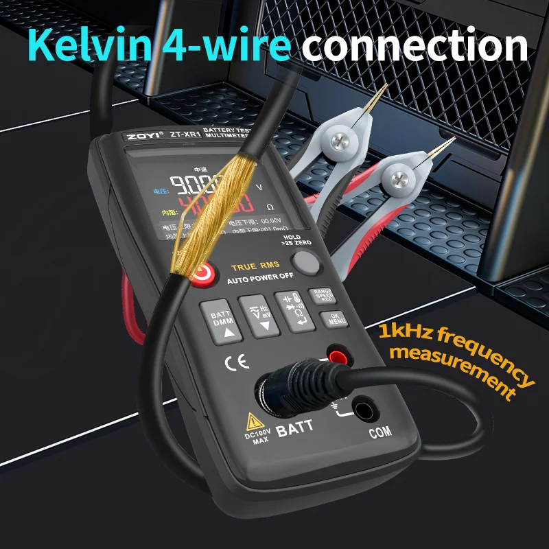 ZOYI ZT-XR1 High Precision 2-in-1 Digital Multimeter Battery Tester True 4-Wire Measurement Electrical Maintenance Tools
ZOYI ZT-XR1 High Precision 2-in-1 Digital Multimeter Battery Tester True 4-Wire Measurement Electrical Maintenance Tools