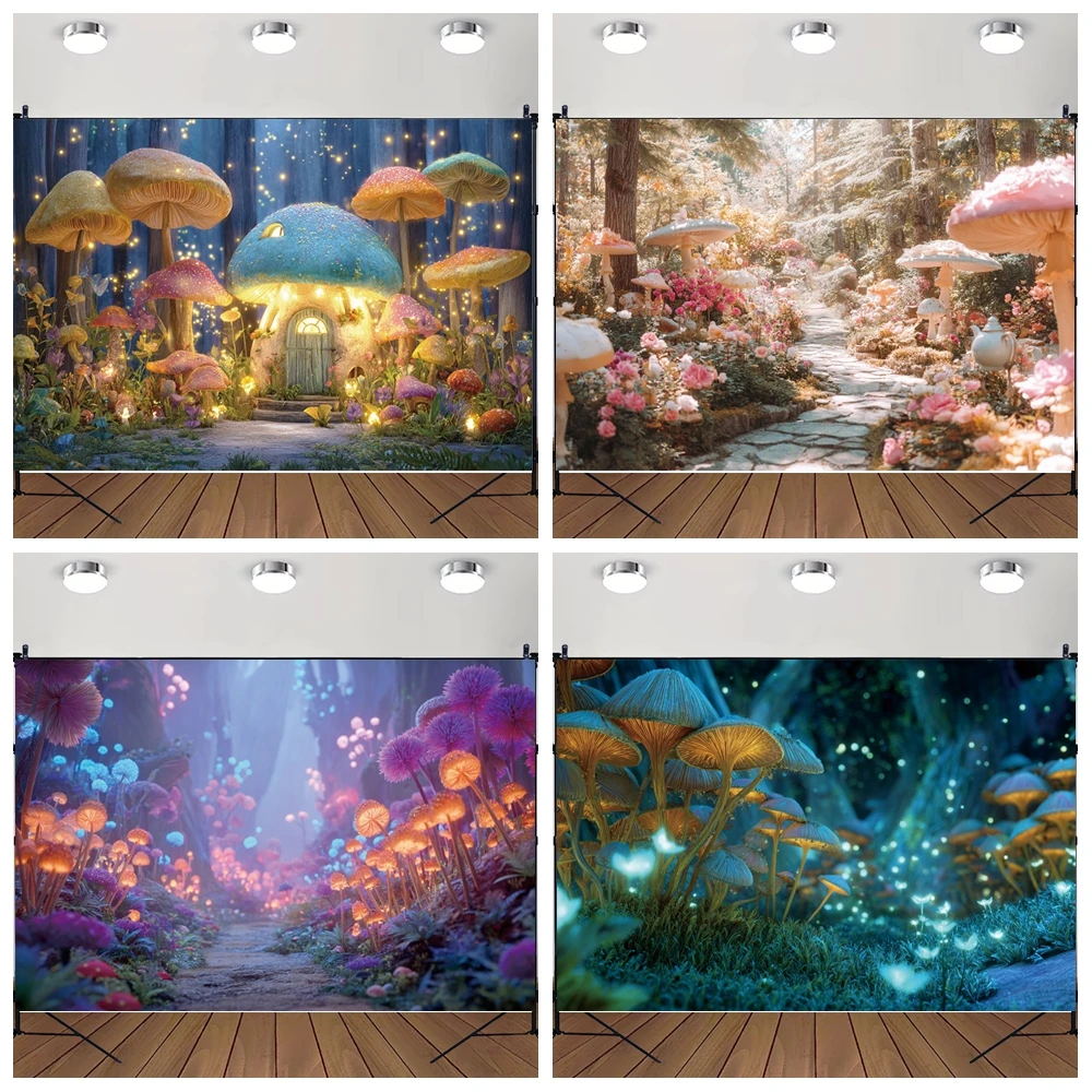 MOON.QG Kid Birthday Background Backdrop Dreamy Fairy Tale Photography Forest Mushroom Trees Flower Photocall Party Decor Studio
MOON.QG Kid Birthday Background Backdrop Dreamy Fairy Tale Photography Forest Mushroom Trees Flower Photocall Party Decor Studio