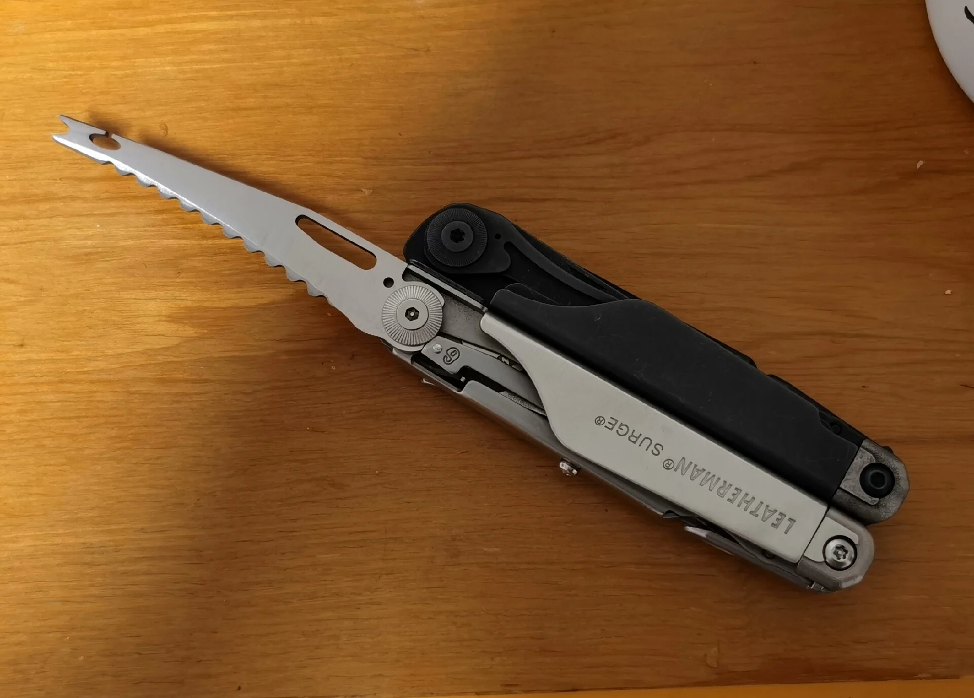 Mod Accessories for Leatherman SURGE, T-Shank Saw Blade Holder / Fishing Hook Remover Scaler (Multi-Tool Not Included)
Mod Accessories for Leatherman SURGE, T-Shank Saw Blade Holder / Fishing Hook Remover Scaler (Multi-Tool Not Included)
