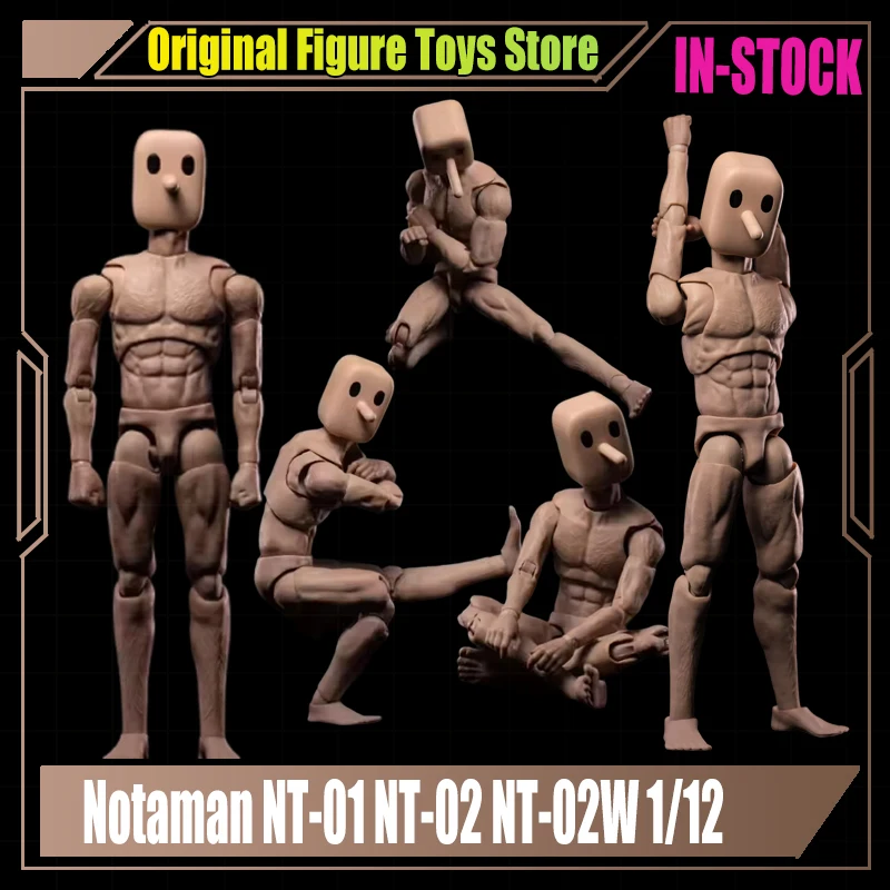 Notaman NT-01 NT-02 NT-02W 1/12 Модель тела с квадратными шарнирами, 6-дюймовая фигурка солдата, гибкое тело, игрушки В НАЛИЧИИ
Notaman NT-01 NT-02 NT-02W 1/12 Модель тела с квадратными шарнирами, 6-дюймовая фигурка солдата, гибкое тело, игрушки В НАЛИЧИИ