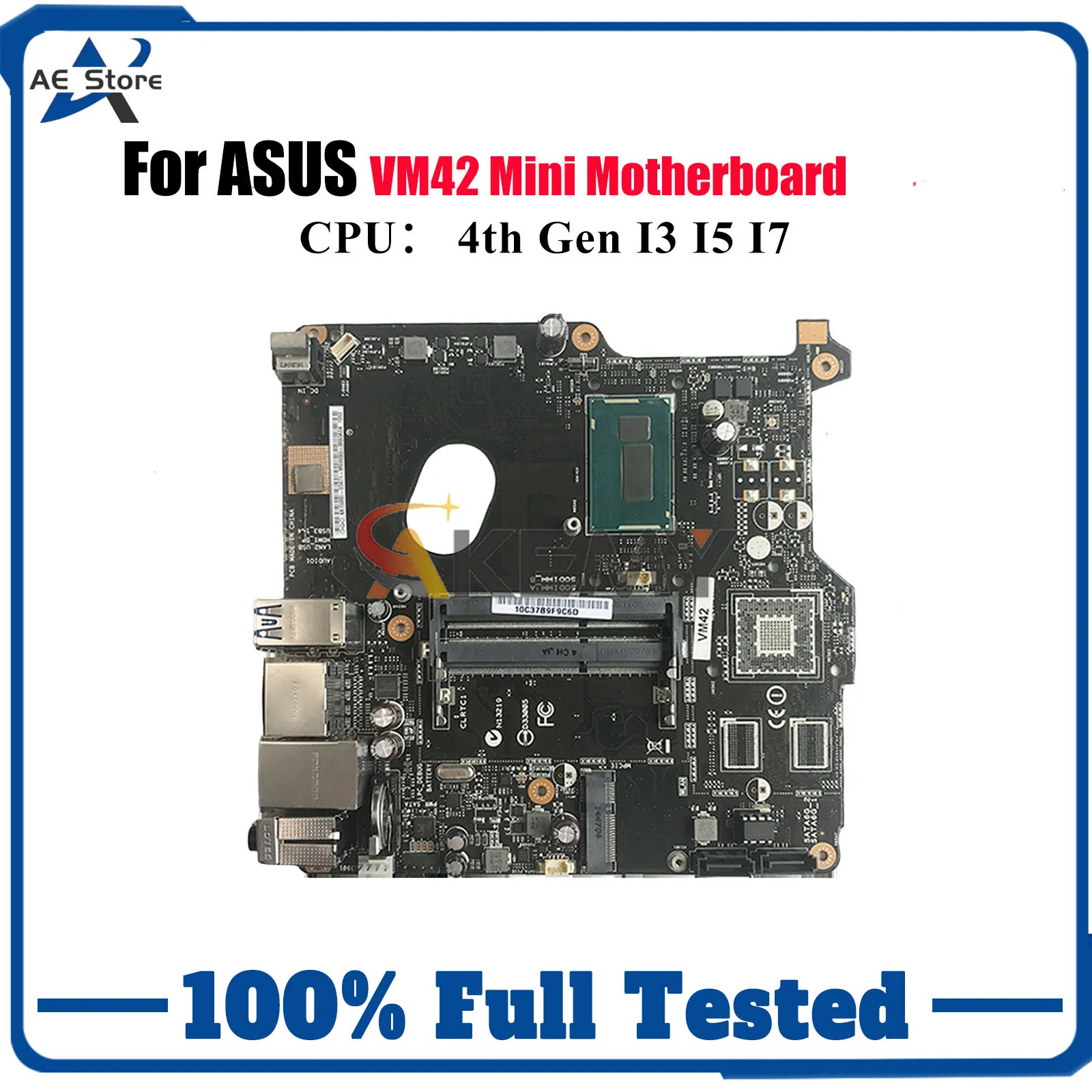 VM42 Laptop Motherboard For ASUS VivoMini VM42 Notebook Mainboard With I3 I5 I7 CPU 100% tests OK fast shipping High quality
VM42 Laptop Motherboard For ASUS VivoMini VM42 Notebook Mainboard With I3 I5 I7 CPU 100% tests OK fast shipping High quality
