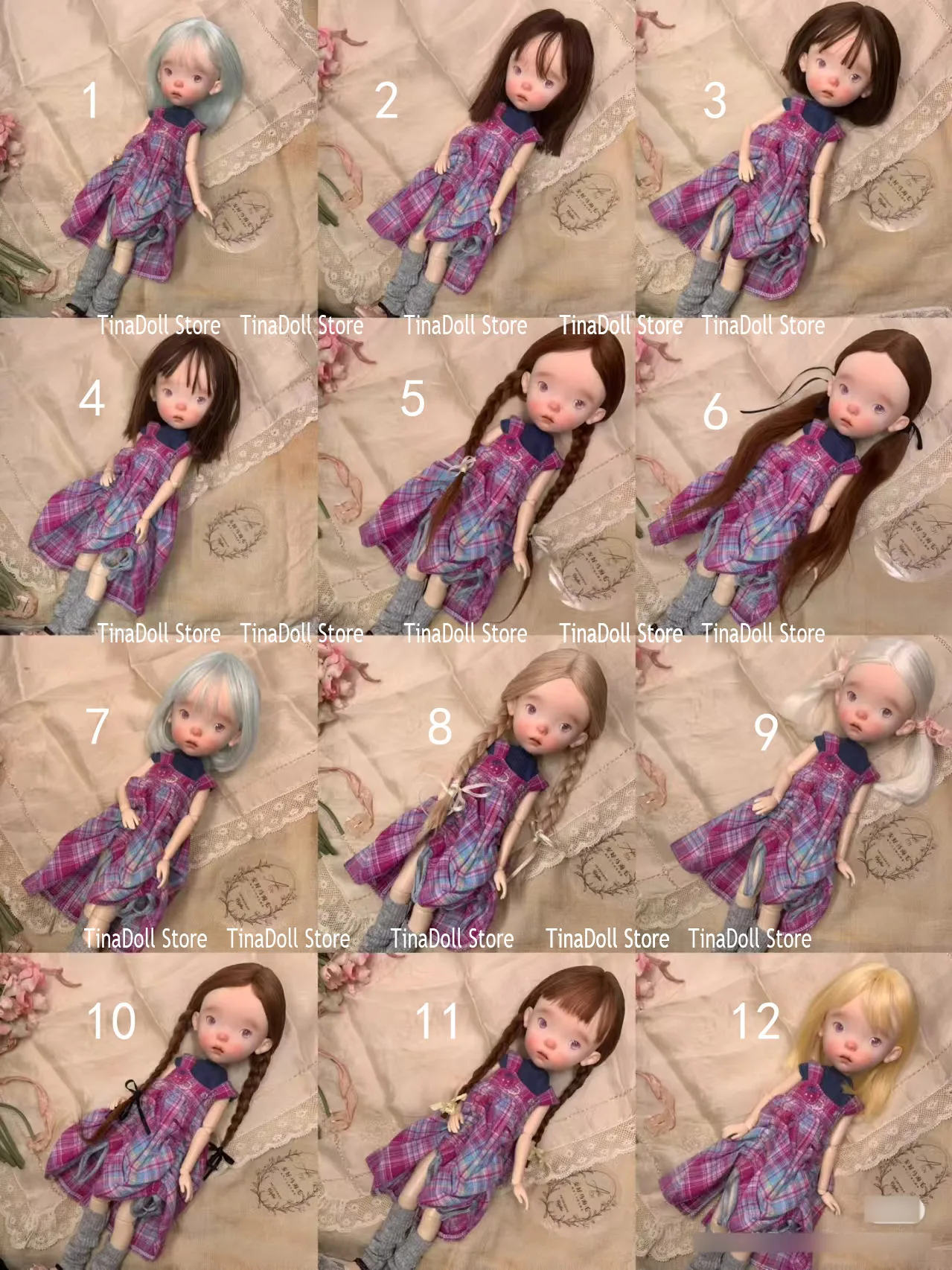 (TinaDoll Store)2026 new arrival fashion different various style Mohair Wigs for Landoudou Landazz 16cm head circumstance
(TinaDoll Store)2026 new arrival fashion different various style Mohair Wigs for Landoudou Landazz 16cm head circumstance
