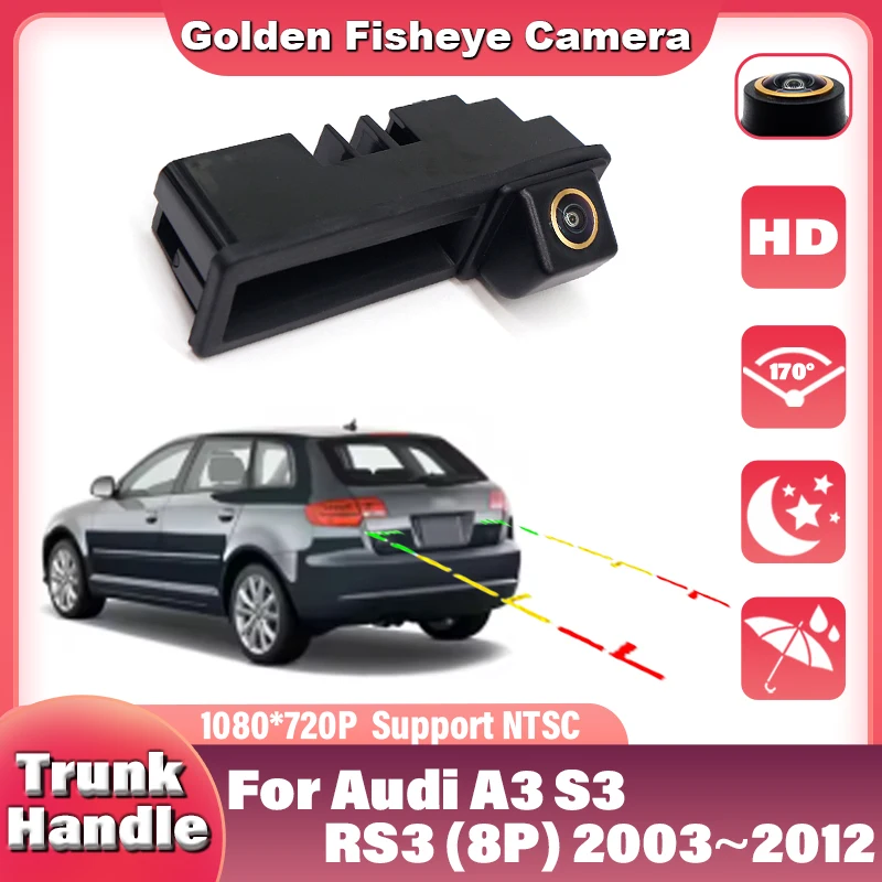 CCD HD 170 ° Камера заднего вида Fisheye для Audi A3/S3/RS3 (8P) 2003~2012, встроенный монитор в ручке багажника, ночное видение, парковочный монитор
CCD HD 170 ° Камера заднего вида Fisheye для Audi A3/S3/RS3 (8P) 2003~2012, встроенный монитор в ручке багажника, ночное видение, парковочный монитор
