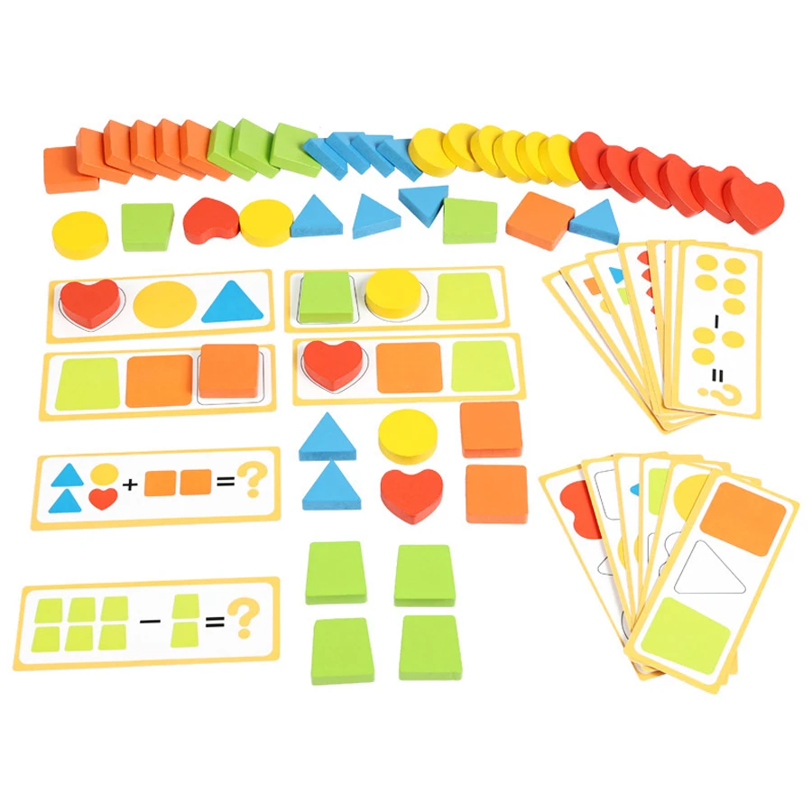 Montessori Shape Matching Counting Math Game Wooden Blocks Early Educational Logical Thinking Toy for Toddlers
Montessori Shape Matching Counting Math Game Wooden Blocks Early Educational Logical Thinking Toy for Toddlers