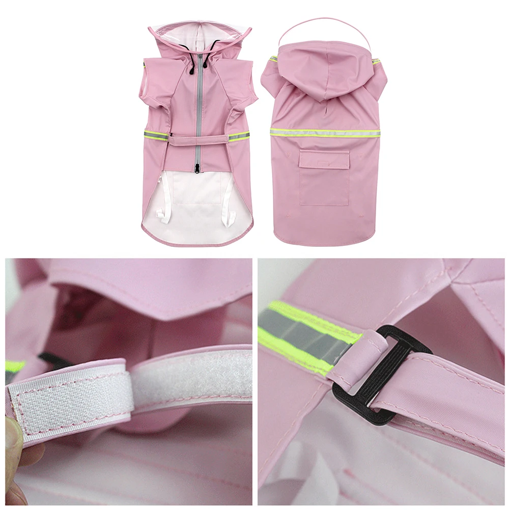 Waterproof Dog Clothes Pet Raincoat Lightweight Durable Breathable Jacket for Dogs Reflective Stripe Safe Cute
Waterproof Dog Clothes Pet Raincoat Lightweight Durable Breathable Jacket for Dogs Reflective Stripe Safe Cute