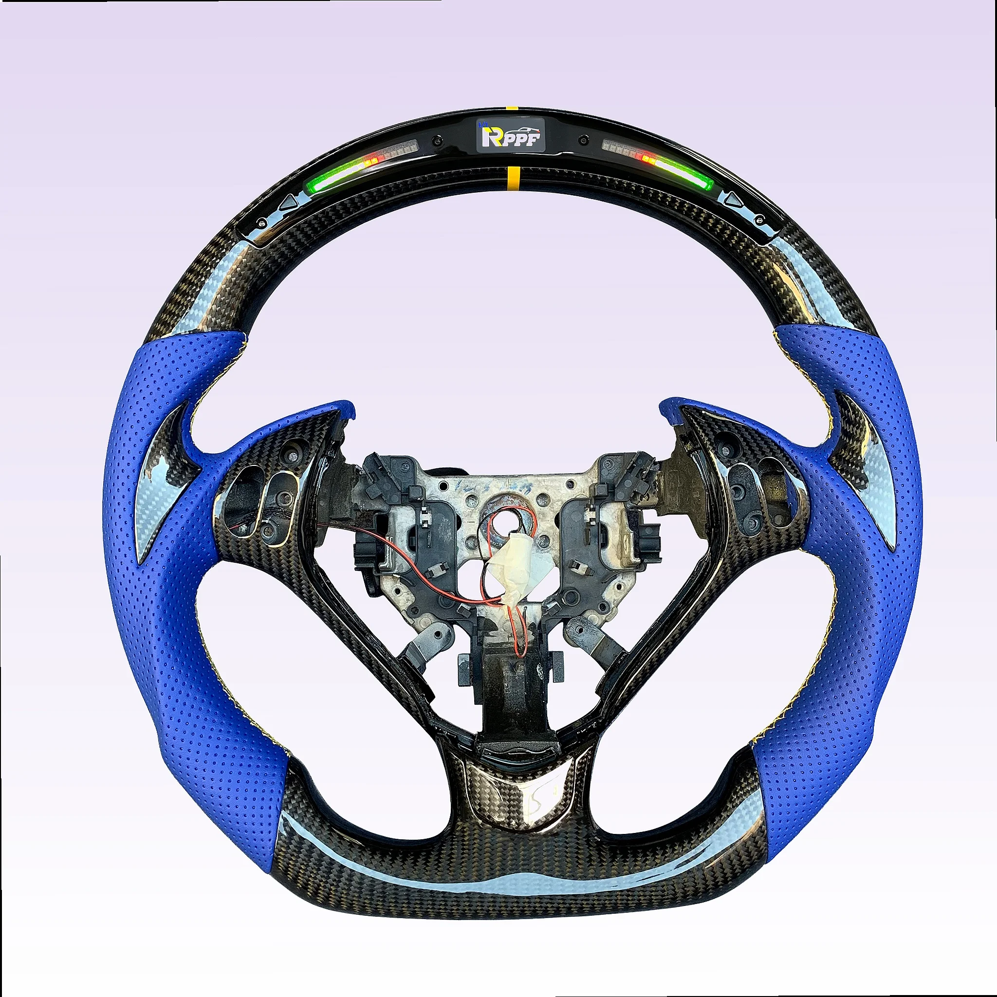 Upgrade Required Plug Play Customized Sports LED Real 3-Spoke Steering Wheel for 2004-2008 TL
Upgrade Required Plug Play Customized Sports LED Real 3-Spoke Steering Wheel for 2004-2008 TL