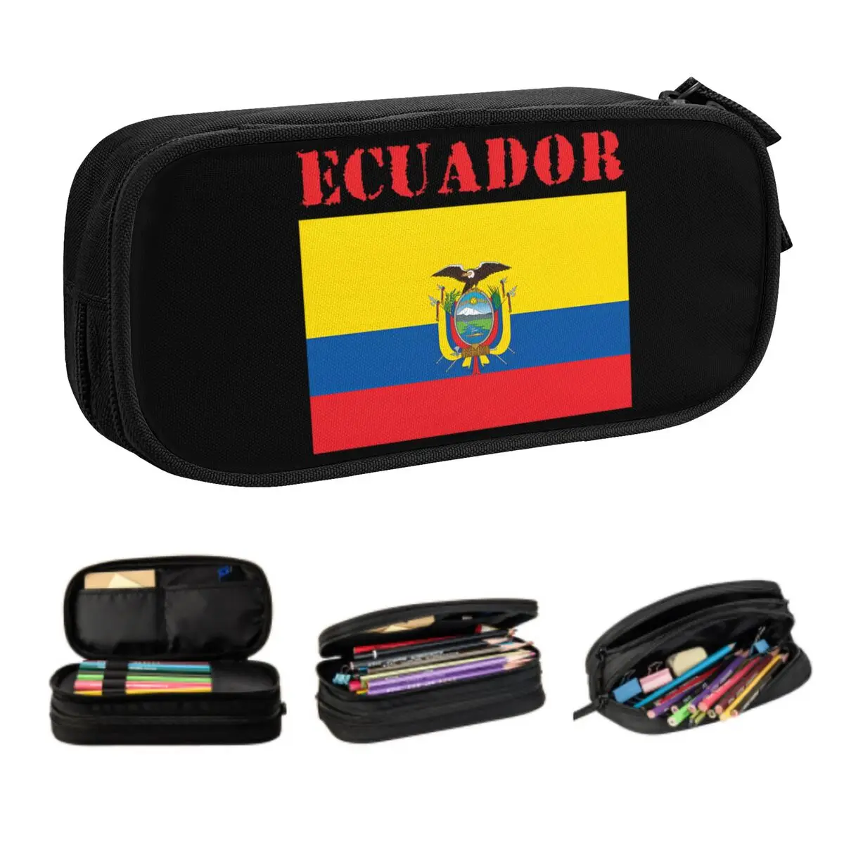 Симпатичные пеналы с флагом Эквадора на заказ для мальчиков и девочек, пенал большой емкости, канцелярские принадлежности для студентов
Симпатичные пеналы с флагом Эквадора на заказ для мальчиков и девочек, пенал большой емкости, канцелярские принадлежности для студентов