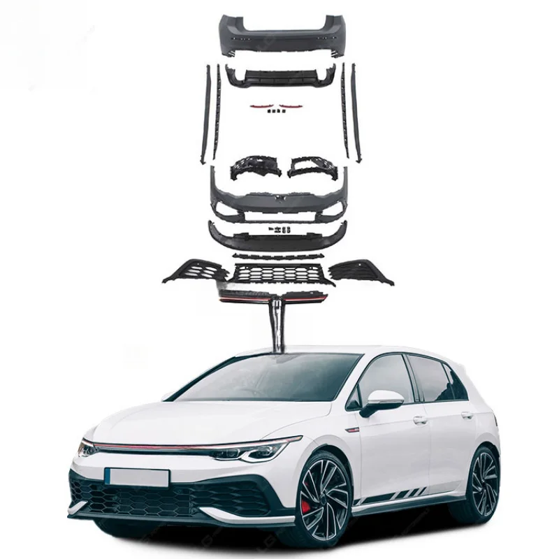 High Quality New Design Body Kit For 8 Upgrade Into GTI CS Style Bodykit With Front Rear Bumper Fender Side Skirts Grill
High Quality New Design Body Kit For 8 Upgrade Into GTI CS Style Bodykit With Front Rear Bumper Fender Side Skirts Grill