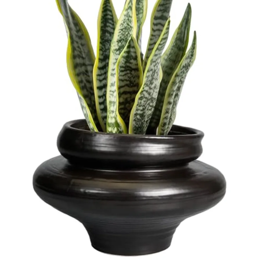 Ceramic Pots for Plants 11 Inch - Bonsai Planter for Outdoor Plants Black Planter with Drainage Hole Decorative Plant Pots for
Ceramic Pots for Plants 11 Inch - Bonsai Planter for Outdoor Plants Black Planter with Drainage Hole Decorative Plant Pots for