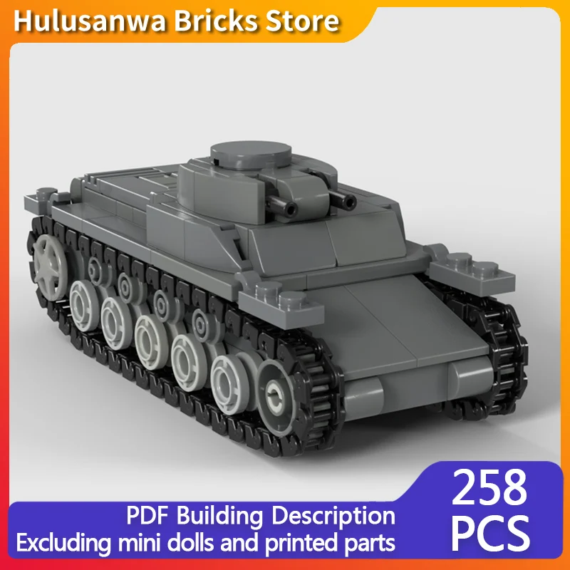 Panzer I Ausf B Military Tanks Model MOC Building Bricks War Equipment Modular Technology Gifts Holiday Assemble Children Toys
Panzer I Ausf B Military Tanks Model MOC Building Bricks War Equipment Modular Technology Gifts Holiday Assemble Children Toys