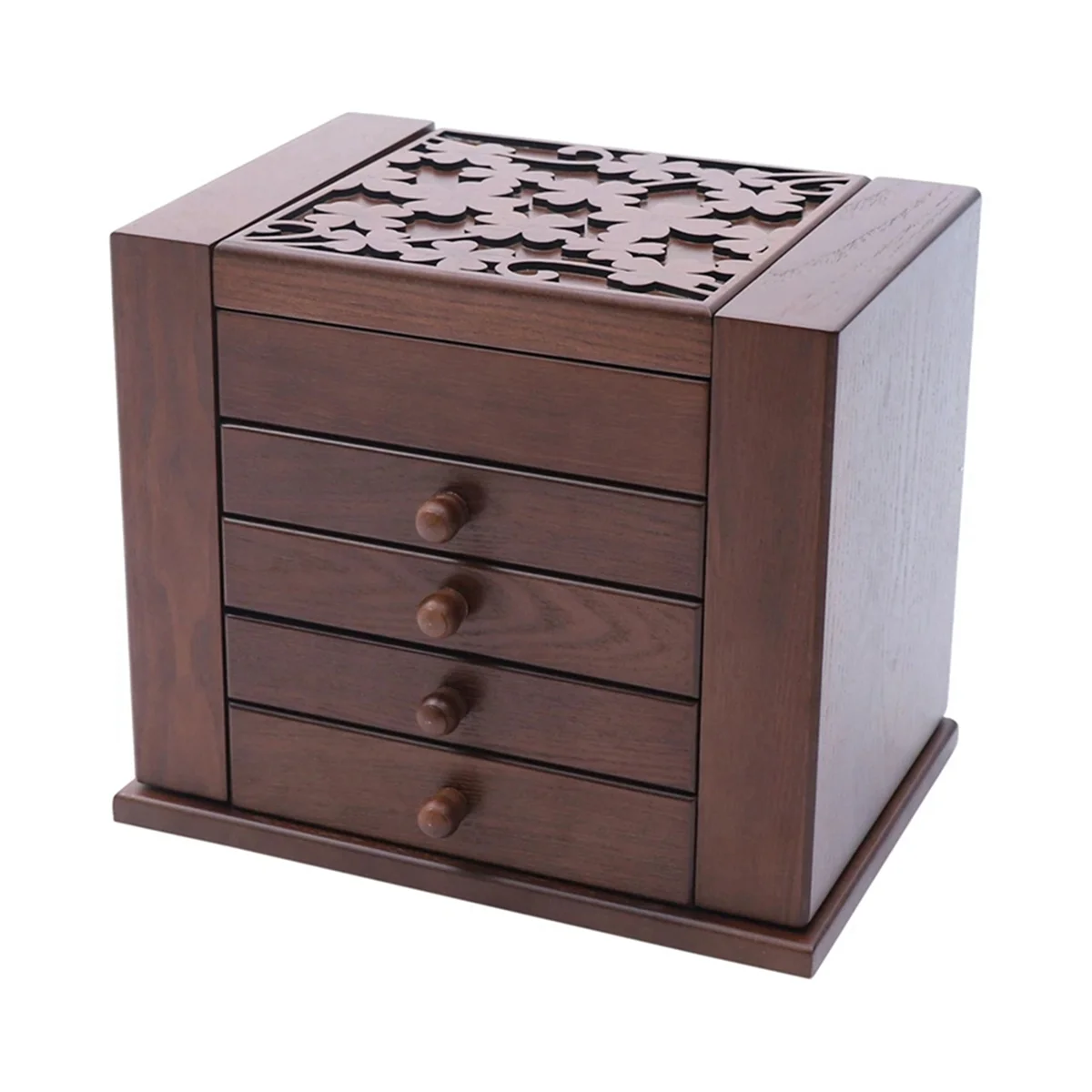 AOAO-5-Layer Retro Drawer-Style Jewelry Storage Cabinet Desktop Makeup Mirror Jewelry Storage Multi-Layer Jewelry Storage Box
AOAO-5-Layer Retro Drawer-Style Jewelry Storage Cabinet Desktop Makeup Mirror Jewelry Storage Multi-Layer Jewelry Storage Box