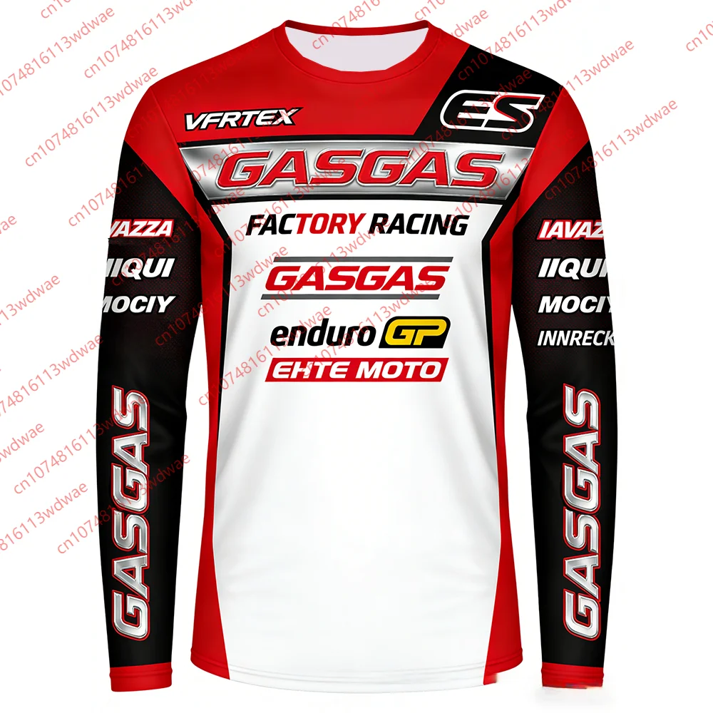 GASGAS Racing Enduro GP Motocross Jersey Quick Dry Breathable Long Sleeve MX Off-Road Top Outdoor Sports Men's Cycling Suit
GASGAS Racing Enduro GP Motocross Jersey Quick Dry Breathable Long Sleeve MX Off-Road Top Outdoor Sports Men's Cycling Suit