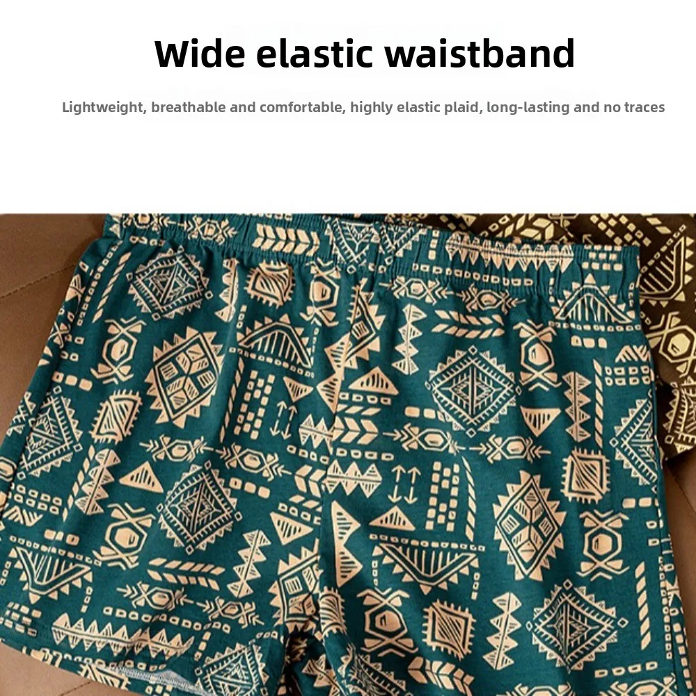 Retro Ethnic Style Plus Size Men's Boxer Briefs Seamless Ethnic Printed Underwear for Man Short Lingerie Printed Panties Gifts
Retro Ethnic Style Plus Size Men's Boxer Briefs Seamless Ethnic Printed Underwear for Man Short Lingerie Printed Panties Gifts