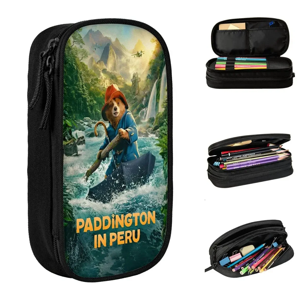 Cute Britain Paddington Brown Bear Pencil Cases Pencil Box Pen Box for Girls Boys Large Storage Bags Students Zipper Stationery
Cute Britain Paddington Brown Bear Pencil Cases Pencil Box Pen Box for Girls Boys Large Storage Bags Students Zipper Stationery