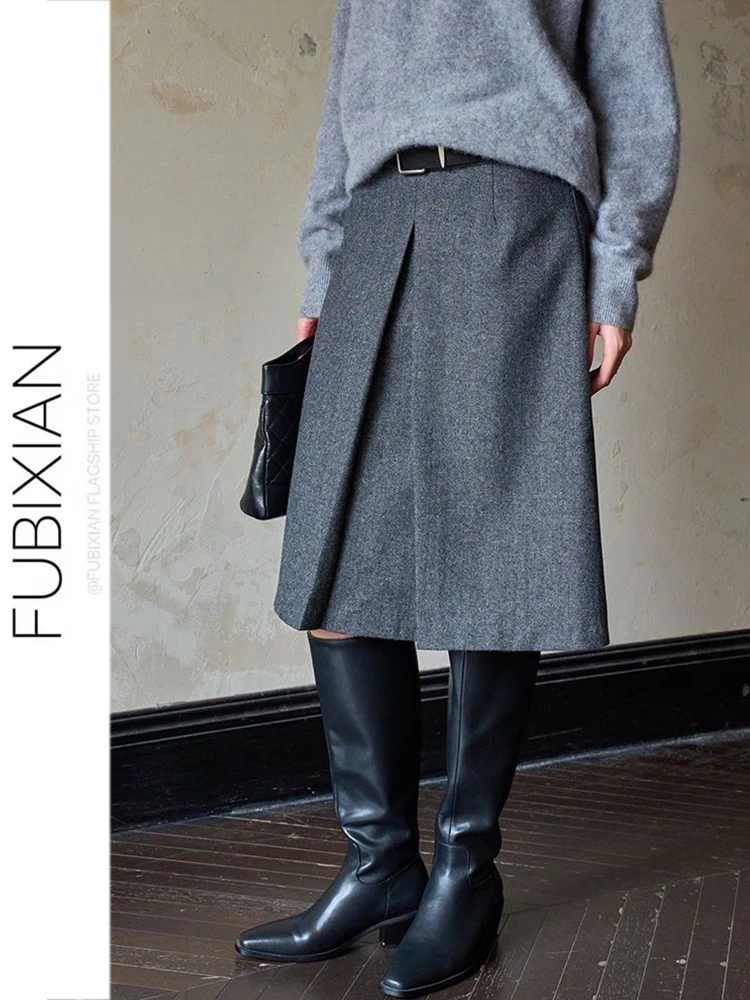 Новая шерстяная юбка А-силуэта с высокой талией для повседневной носки, осенне-зимняя, модная, универсальная, стройнящая.
Новая шерстяная юбка А-силуэта с высокой талией для повседневной носки, осенне-зимняя, модная, универсальная, стройнящая.