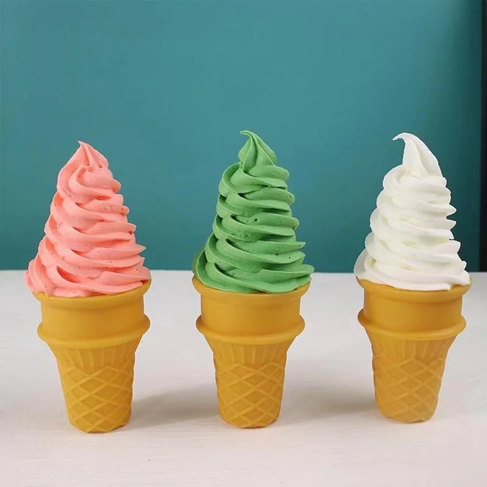 4 Pcs Ice Cream Model Toys Plastic Dessert Display Artificial Cone Figurine Simulation Prop Decorative Home Store Photo
4 Pcs Ice Cream Model Toys Plastic Dessert Display Artificial Cone Figurine Simulation Prop Decorative Home Store Photo