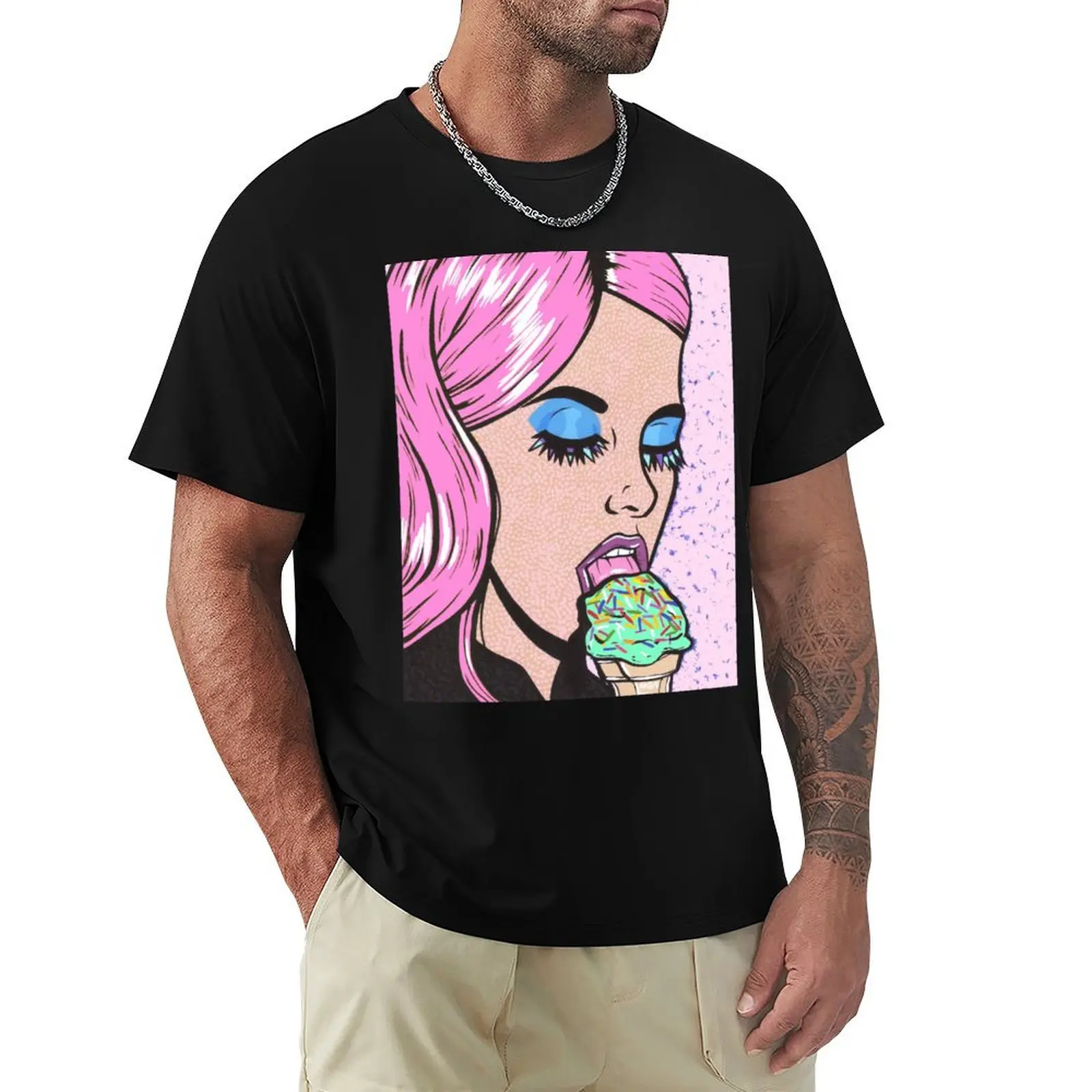 Pink Ice Cream Comic Girl T-Shirt Blouse cotton graphic tees t shirts for men cotton
Pink Ice Cream Comic Girl T-Shirt Blouse cotton graphic tees t shirts for men cotton