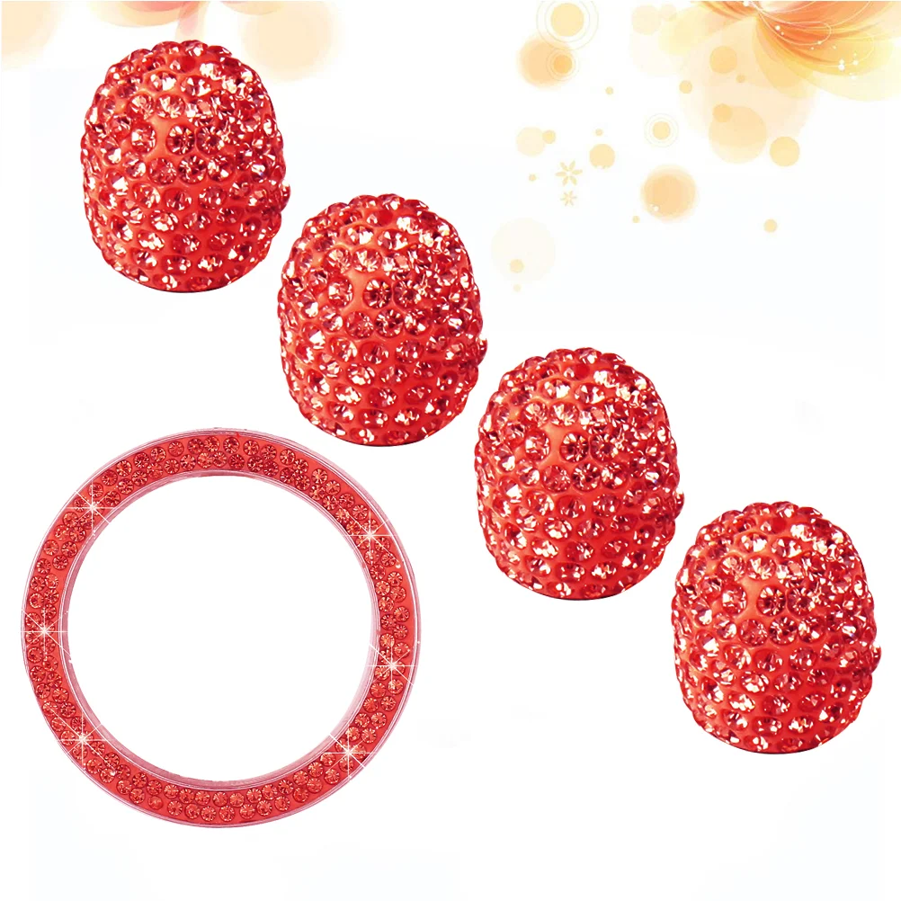 5 PCS/Set Cable Start Ignition Button Cap Car Stem Accessories Key Tire Dust Rhinestone
5 PCS/Set Cable Start Ignition Button Cap Car Stem Accessories Key Tire Dust Rhinestone
