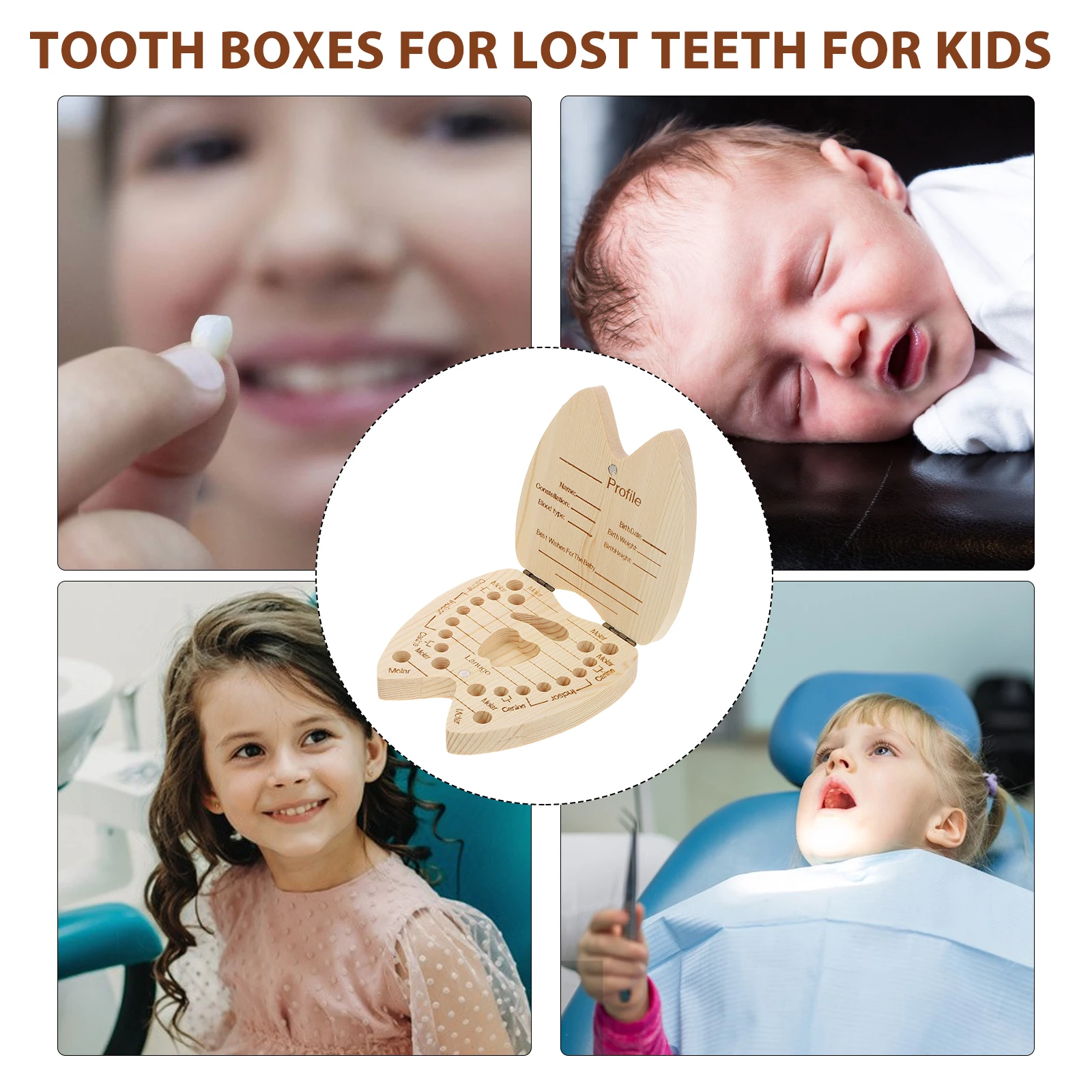 Baby Teeth Storage Box Birth Souvenir Newborn Gift Distributions Tooth Holder for Kids Lost
Baby Teeth Storage Box Birth Souvenir Newborn Gift Distributions Tooth Holder for Kids Lost