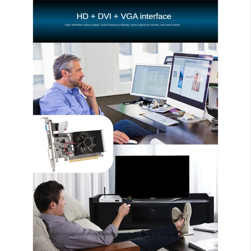 AC57-1 Piece GT610 1GB Graphics Computer Desktop Gaming Small Case DDR3 Memory VGA Video Card
AC57-1 Piece GT610 1GB Graphics Computer Desktop Gaming Small Case DDR3 Memory VGA Video Card
