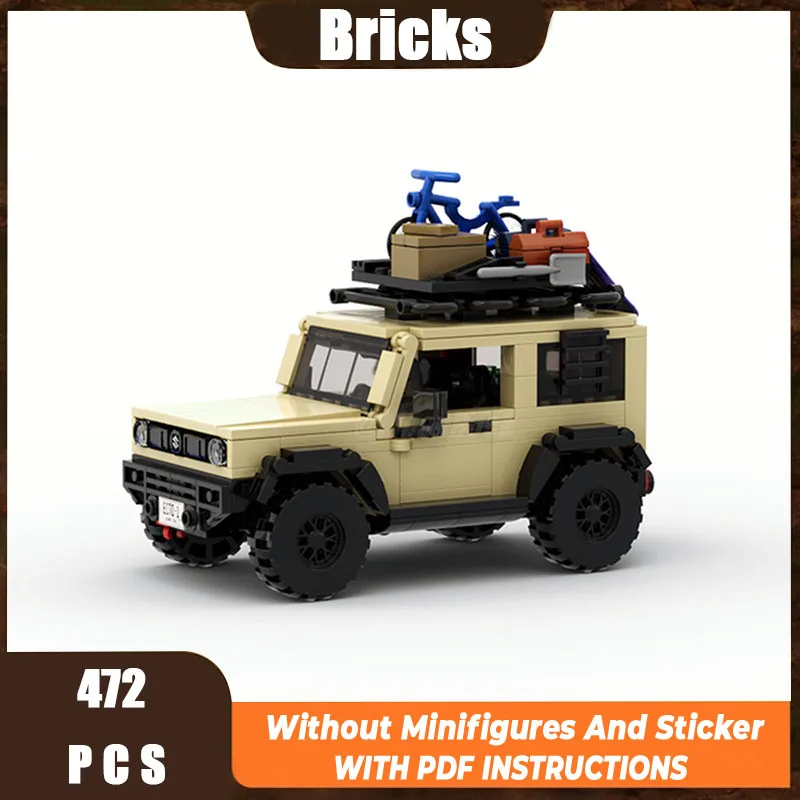 Moc compatible car model Jimny off-road sports car technology modular building block gift Christmas children's toy DIY set
Moc compatible car model Jimny off-road sports car technology modular building block gift Christmas children's toy DIY set