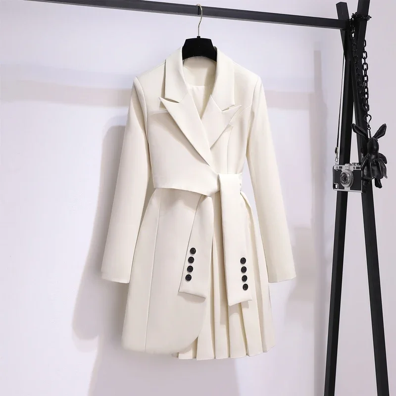 Korean Suit Collar Irregular Lace-up Pleated Slim Short Suit Jacket Apricot Black Khaki Single Buckle Long Sleeve Blazers Coat
Korean Suit Collar Irregular Lace-up Pleated Slim Short Suit Jacket Apricot Black Khaki Single Buckle Long Sleeve Blazers Coat