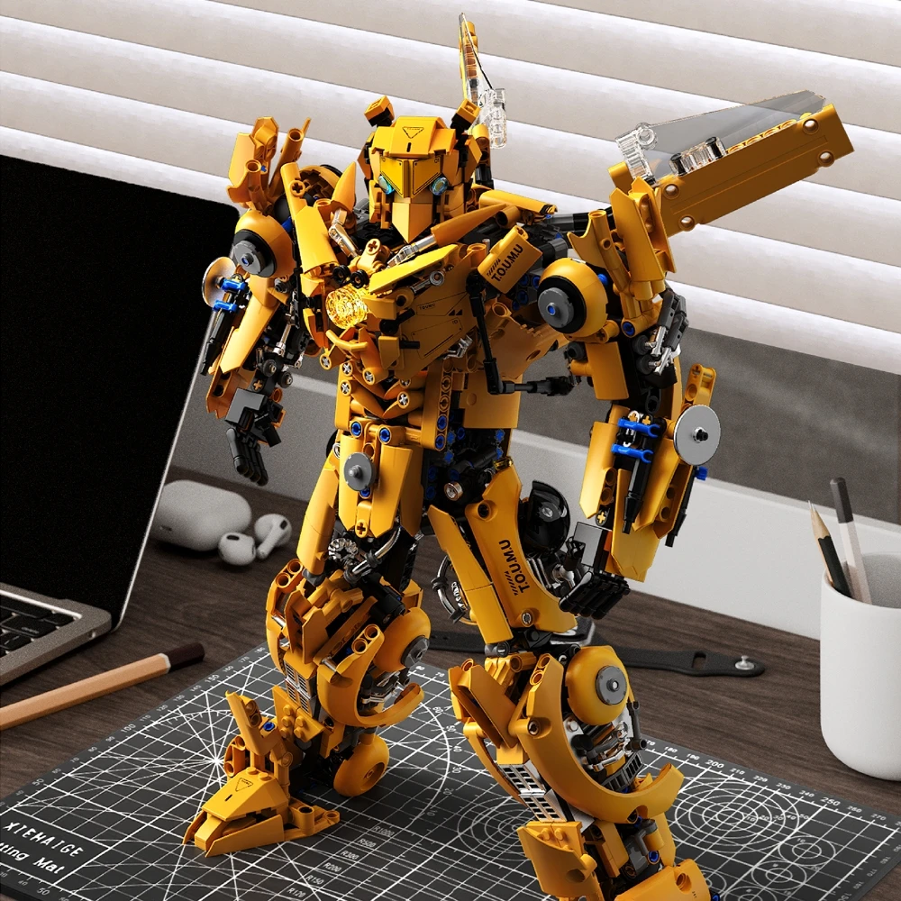 NEW 2025Pcs 2 In 1 Bumblebee Insect Robot, Building Blocks MOC, Transformable Technical Mecha Bricks, Christmas Gift
NEW 2025Pcs 2 In 1 Bumblebee Insect Robot, Building Blocks MOC, Transformable Technical Mecha Bricks, Christmas Gift