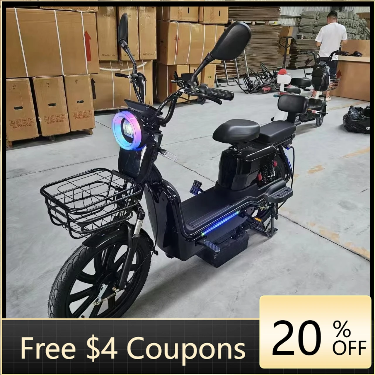 yzhgnIntegrated 48V brushless in-wheel motor 500W power LCD display 3-speed electric city bike, steel frame 20-inch lead-acid ba
yzhgnIntegrated 48V brushless in-wheel motor 500W power LCD display 3-speed electric city bike, steel frame 20-inch lead-acid ba