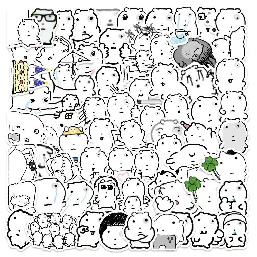 10/72PCS Cute Cat Graffiti Stickers Black White Cartoon Decals Funny Abstract Meme DIY Toy Luggage Laptop Guitar Bike Sticker
10/72PCS Cute Cat Graffiti Stickers Black White Cartoon Decals Funny Abstract Meme DIY Toy Luggage Laptop Guitar Bike Sticker
