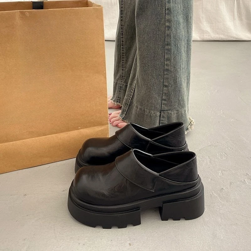 Women's 2026 Spring New Loafers Mules Thick Sole Mary Jane Shoes PU Leather Slip On Casual Elegant Flat Shoes
Women's 2026 Spring New Loafers Mules Thick Sole Mary Jane Shoes PU Leather Slip On Casual Elegant Flat Shoes