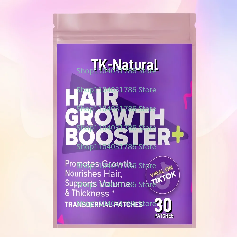 30 Patches Hair Growth Booster Transdermal Patches with Biotin, Zinc Hyaluronic Acid for Thicker, Longer, Stronger Hair
30 Patches Hair Growth Booster Transdermal Patches with Biotin, Zinc Hyaluronic Acid for Thicker, Longer, Stronger Hair