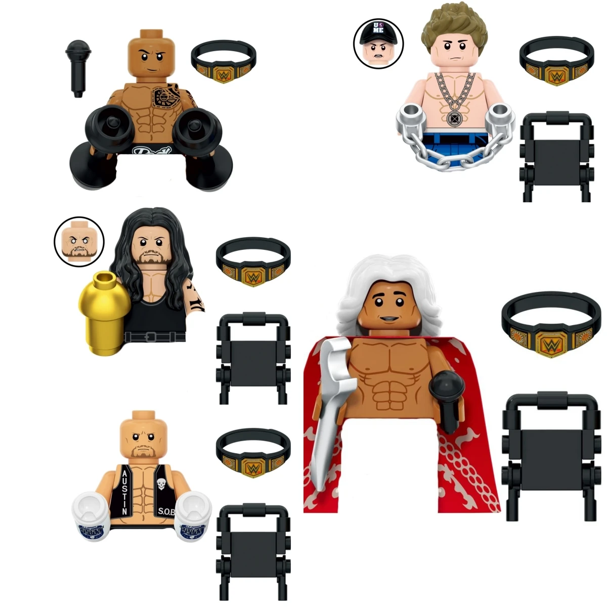 New Wrestler Championship Gold Belt Action Figure Characters Occupation Wrestling Gladiators Belt Anime Figure Toys Gifts Boy
New Wrestler Championship Gold Belt Action Figure Characters Occupation Wrestling Gladiators Belt Anime Figure Toys Gifts Boy