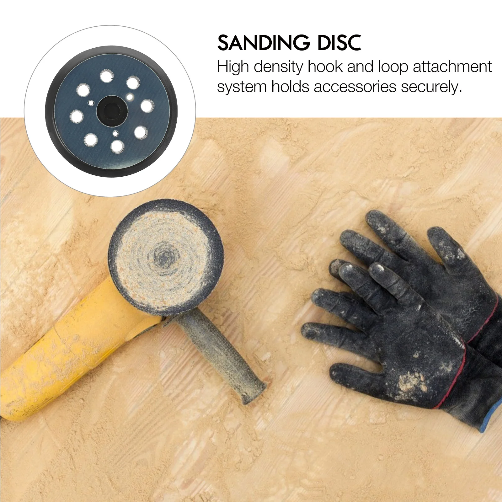 Hook Loop Sander Disc 8-Hole Metal Sanding Pad Replacement for Automotive Wood Metal Polishing Dust Pickup Sanding Disc
Hook Loop Sander Disc 8-Hole Metal Sanding Pad Replacement for Automotive Wood Metal Polishing Dust Pickup Sanding Disc