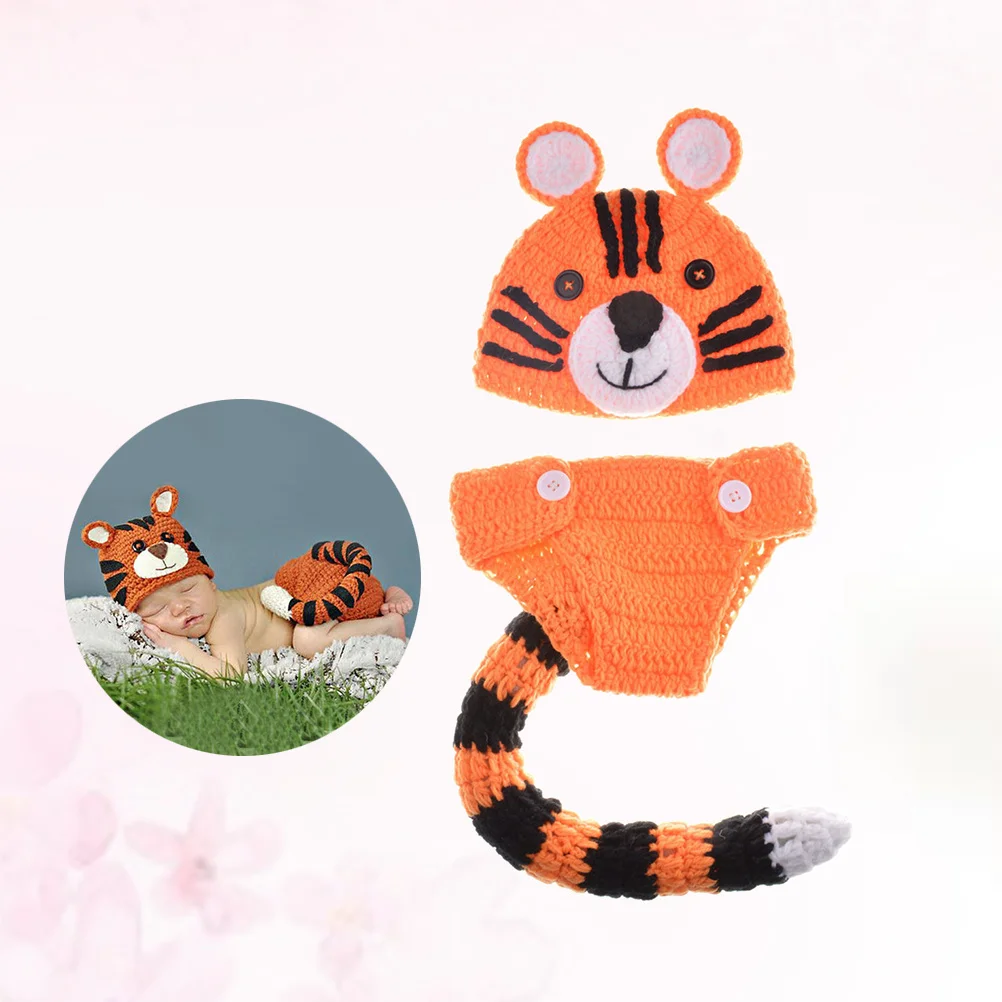 Baby Hat Knitted Tiger Design Long Tail Pants Outfit Newborn Photography Props For Infant Photo Shoots Kids Accessories Costume
Baby Hat Knitted Tiger Design Long Tail Pants Outfit Newborn Photography Props For Infant Photo Shoots Kids Accessories Costume