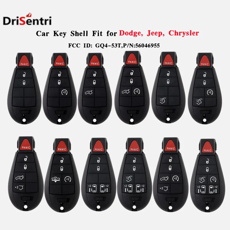 3/4/5/6/7 Buttons Car Remote Key GQ4-53T 56046955 Fit for Jeep,Chrysler,Dodge Ram- 1500 2500 3500 4500 5500 Key Shell Case
3/4/5/6/7 Buttons Car Remote Key GQ4-53T 56046955 Fit for Jeep,Chrysler,Dodge Ram- 1500 2500 3500 4500 5500 Key Shell Case