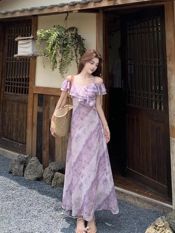 plus Size Women's Summer New Style A-Line Long Dress with Gradient Coloring Small Flying Sleeve And Waist-Cinching Design
plus Size Women's Summer New Style A-Line Long Dress with Gradient Coloring Small Flying Sleeve And Waist-Cinching Design