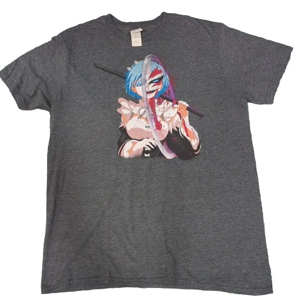 Bleach: Hollow Ichigo & Re: Zero, Rem Graphic Anime T-Shirt Gray Adult LG
Bleach: Hollow Ichigo & Re: Zero, Rem Graphic Anime T-Shirt Gray Adult LG