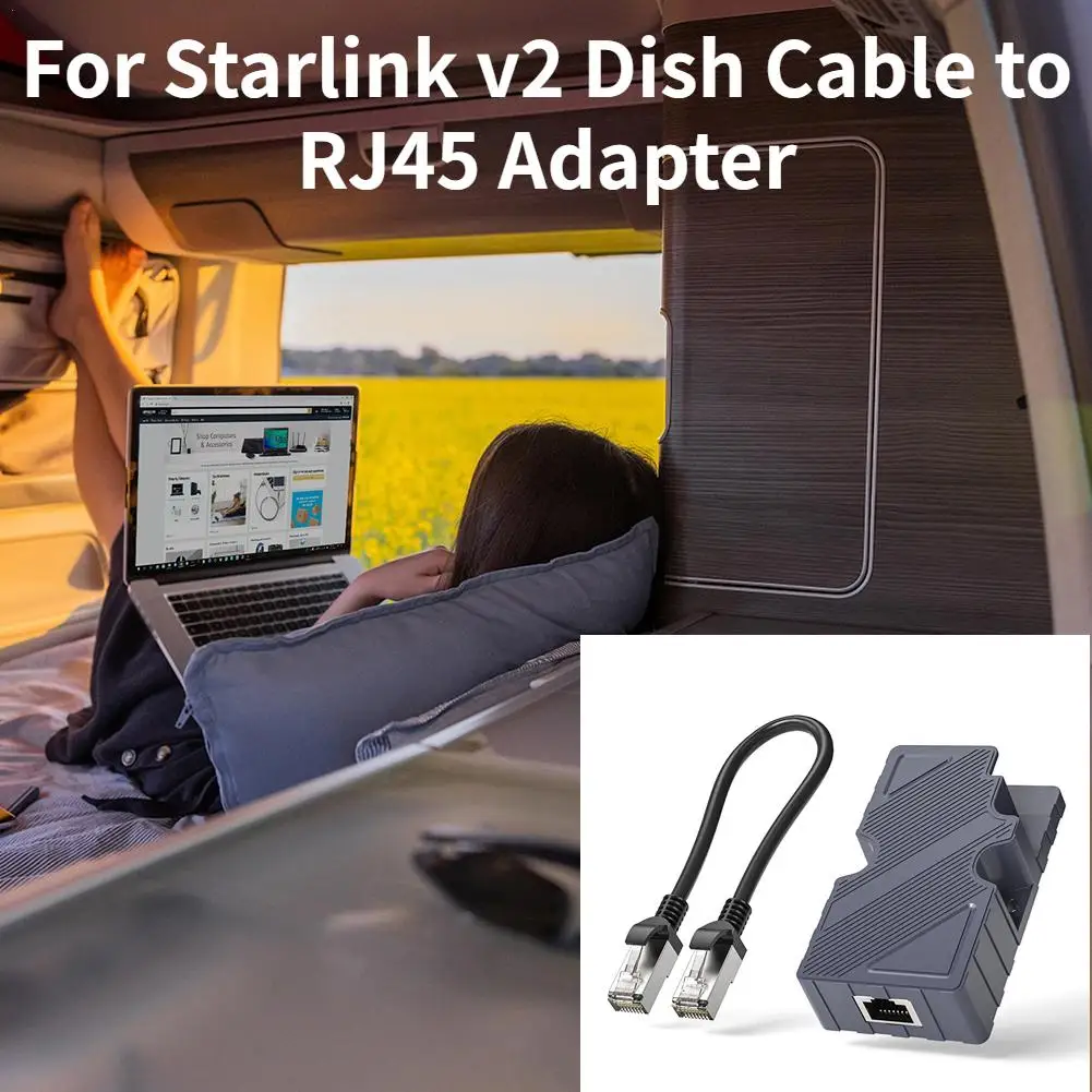 Для EDUP Dishy V2 Кабель-адаптер Дисковый кабель к адаптеру RJ45 T568B Ethernet-адаптер Комплект инжекторов для доступа к мощности
Для EDUP Dishy V2 Кабель-адаптер Дисковый кабель к адаптеру RJ45 T568B Ethernet-адаптер Комплект инжекторов для доступа к мощности