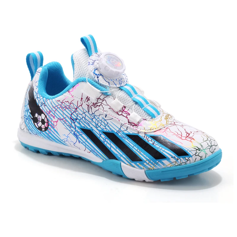 Professional Children's Soccer Shoes Low-Top Spike Training Shoes for Boys and Girls Rotating Buckle Design Summer Sneakers
Professional Children's Soccer Shoes Low-Top Spike Training Shoes for Boys and Girls Rotating Buckle Design Summer Sneakers