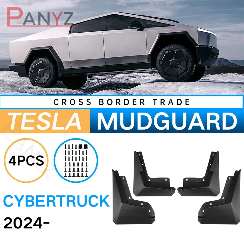 MudFlaps For Tesla Cybertruck 2023 2024 Pickup Mudguards Mud Flaps Splash Guards Front Rear Wheels Fender Car Accessories 4Pcs
MudFlaps For Tesla Cybertruck 2023 2024 Pickup Mudguards Mud Flaps Splash Guards Front Rear Wheels Fender Car Accessories 4Pcs