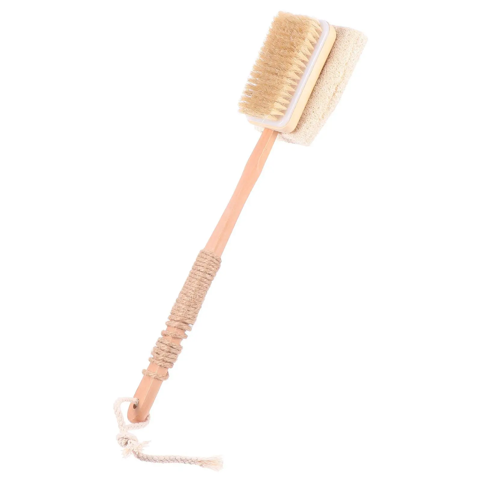 Bath Body Loofah Brush Exfoliating Wooden Handle Non-Slip Grip Long-Lasting Usage Skin-Friendly Material Lanyard for Easy
Bath Body Loofah Brush Exfoliating Wooden Handle Non-Slip Grip Long-Lasting Usage Skin-Friendly Material Lanyard for Easy
