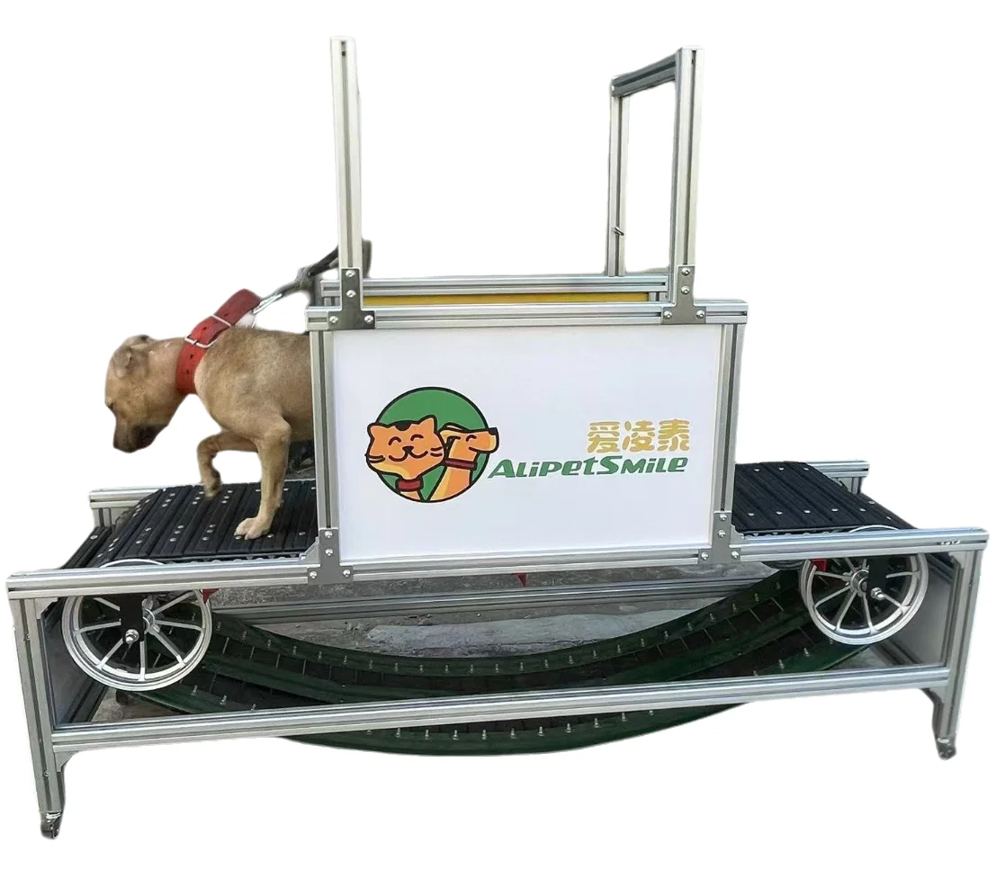 Manual Dog Treadmill, Durable and Space-Saving Pet Fitness Equipment for Large Dogs and Indoor Use 
Manual Dog Treadmill, Durable and Space-Saving Pet Fitness Equipment for Large Dogs and Indoor Use