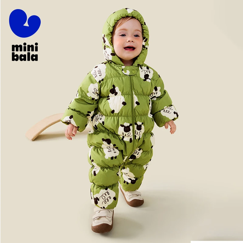 Mini Bala Down Romper Baby 2025 Winter Waterproof Windproof One-Piece Outfit Unisex
Mini Bala Down Romper Baby 2025 Winter Waterproof Windproof One-Piece Outfit Unisex