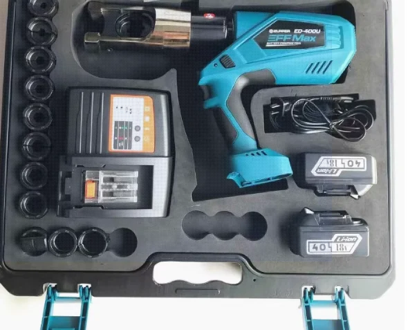 Cordless ED-400U Hydraulic Crimp Tool for Cable Terminal & Copper Tube Fitting Pressing
Cordless ED-400U Hydraulic Crimp Tool for Cable Terminal & Copper Tube Fitting Pressing
