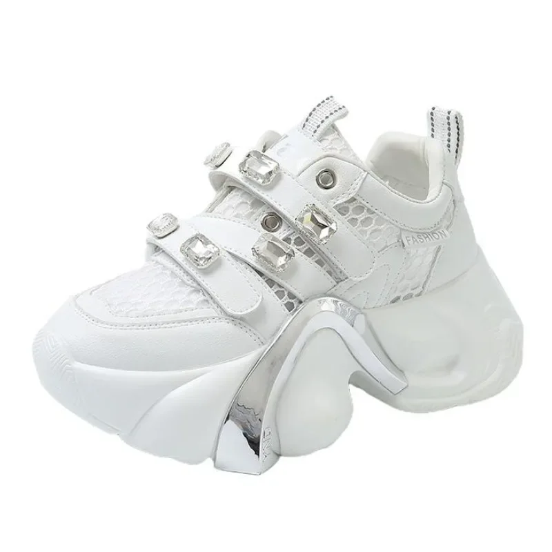 Summer Shiny Sequins Chunky Platform Sneakers Women Breathable Lace Up Height Increase Shoes Woman Fashion Cute Pink Sneakers
Summer Shiny Sequins Chunky Platform Sneakers Women Breathable Lace Up Height Increase Shoes Woman Fashion Cute Pink Sneakers