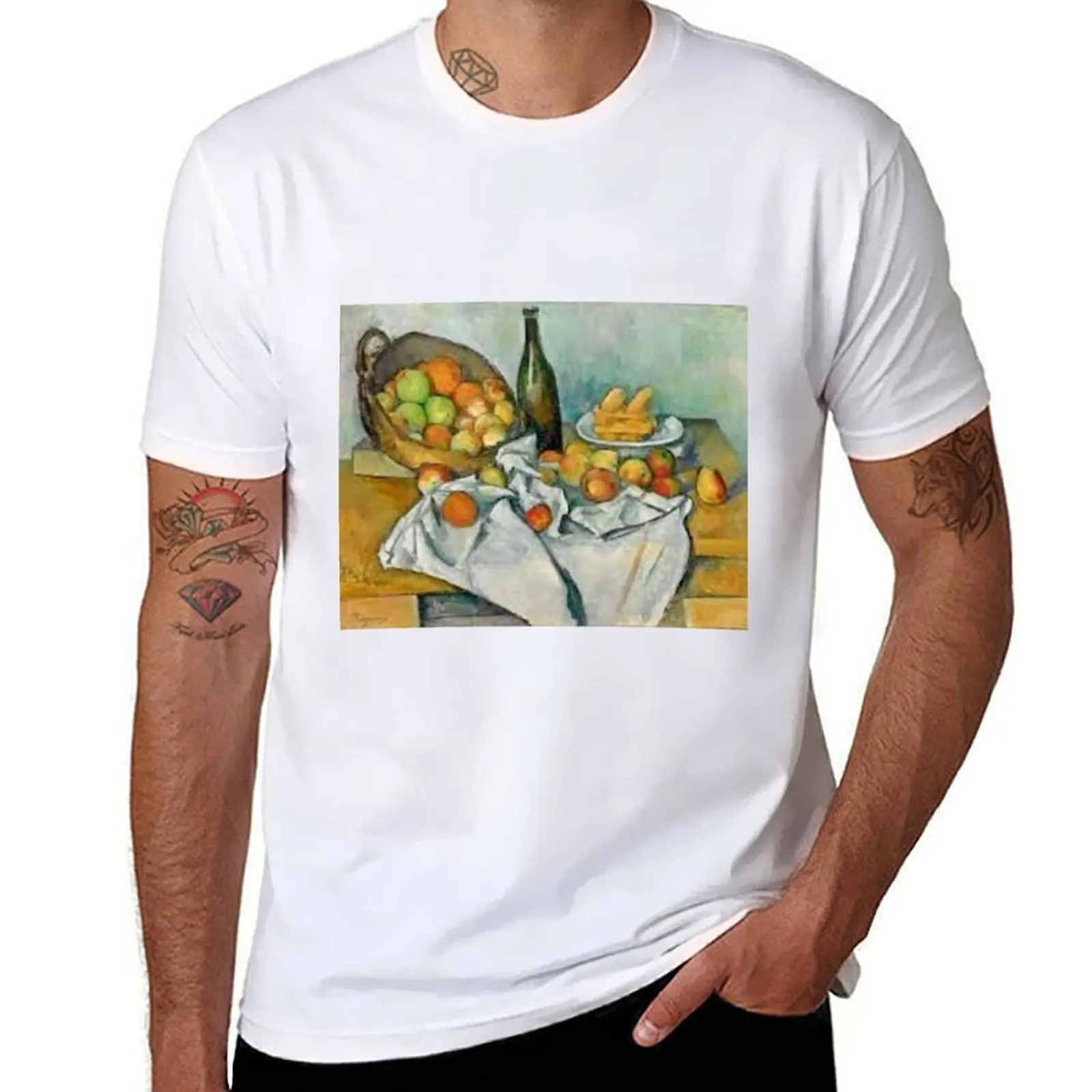 The Basket of Apples 1895 by PAUL CEZANNE. T-Shirt man t shirts graphic t shirts for man pack cotton T-Shirt
The Basket of Apples 1895 by PAUL CEZANNE. T-Shirt man t shirts graphic t shirts for man pack cotton T-Shirt
