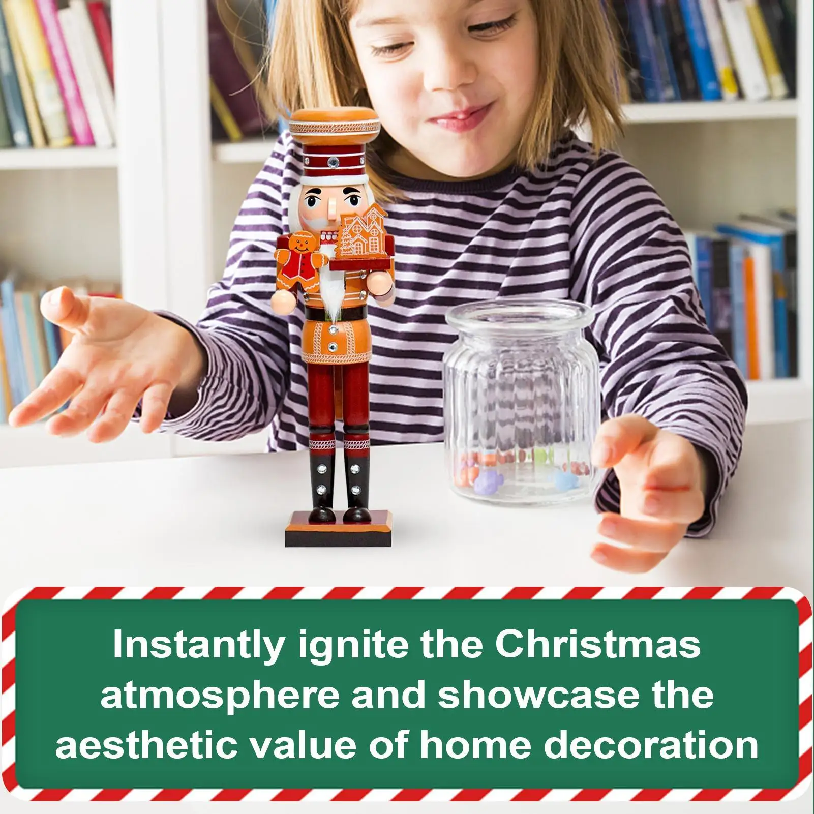 Деревянные пряничные рождественские украшения, праздничные пряничные куклы, фигурка игрушки, украшения солдата, сезонный праздничный фестиваль
Деревянные пряничные рождественские украшения, праздничные пряничные куклы, фигурка игрушки, украшения солдата, сезонный праздничный фестиваль