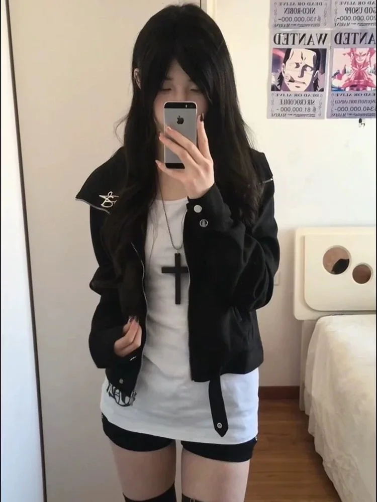 Biker Jackets Womens Jacket Emo Blends Plaid Cropped Bomber Minimalism Campus Preppy College Lightweight Breathable Halloween OL
Biker Jackets Womens Jacket Emo Blends Plaid Cropped Bomber Minimalism Campus Preppy College Lightweight Breathable Halloween OL