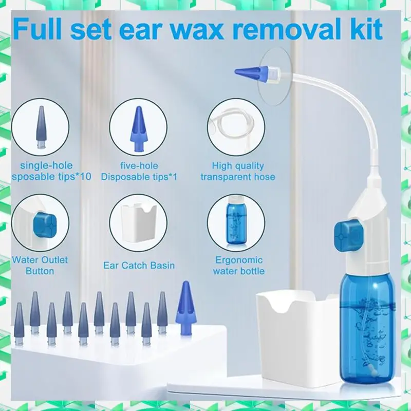 FIZP Ear Cleaning Device Manual Ear Irrigation Flushing System Ear Cleaning Tools Clean Ear Built Up Wax
FIZP Ear Cleaning Device Manual Ear Irrigation Flushing System Ear Cleaning Tools Clean Ear Built Up Wax